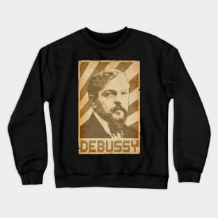 Claude Debussy Retro Propaganda Crewneck Sweatshirt